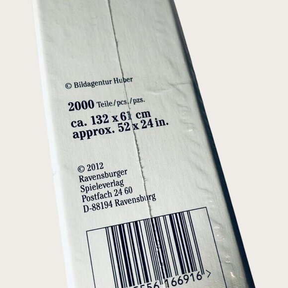 Ravensburger Neuschwanstein Castle 2000 Piece Panorama Jigsaw Puzzle New - Picture 3 of 5